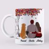 Dogs Colorful Tree Couple Built A Life Personalized Coffee Mug Dogs Colorful Tree Couple Built A Life Personalized Coffee Mug