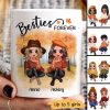 Doll Best Friends Besties Sitting Fall Season Personalized Mug (15oz)