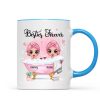 Doll Besties Sisters In The Bathtub Personalized Mug