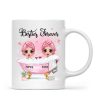 Doll Besties Sisters In The Bathtub Personalized Mug