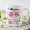 Doll Besties Sisters In The Bathtub Personalized Mug