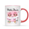 Doll Besties Sisters In The Bathtub Personalized Mug