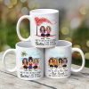 Doll Besties Sisters Sitting Miles Apart Close At Heart Personalized Mug