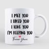 Doll Couple In Car Personalized Mug
