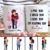 Doll Couple Kissing Gift For Him For Her Personalized Mug Doll Couple Kissing Gift For Him For Her Personalized Mug