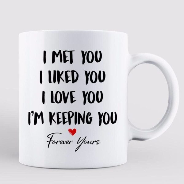 Doll Couple Kissing Gift For Him For Her Personalized Mug Doll Couple Kissing Gift For Him For Her Personalized Mug