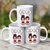 Doll Couple Love You More Love You Most Gift Personalized Mug