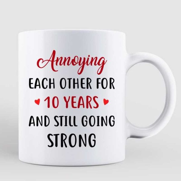 Doll Couple Standing Annoying Each Other Gift Personalized Mug Doll Couple Standing Annoying Each Other Gift Personalized Mug