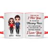 Doll Couple Standing Found My Missing Piece Gift For Him For Her Mug