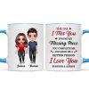 Doll Couple Standing Found My Missing Piece Gift For Him For Her Mug