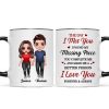 Doll Couple Standing Found My Missing Piece Gift For Him For Her Mug