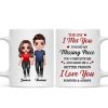 Doll Couple Standing Found My Missing Piece Gift For Him For Her Mug