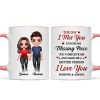 Doll Couple Standing Found My Missing Piece Gift For Him For Her Mug