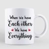 Doll Couple Standing Winter Gift For Him For Her Personalized Mug Doll Couple Standing Winter Gift For Him For Her Personalized Mug