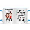 Doll Couple Watercolor Together Since Personalized Mug Doll Couple Watercolor Together Since Personalized Mug