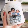 Doll Dad Grandpa And Kids On Text Personalized Mug