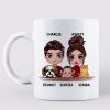 Doll Family Couple Husband Wife Kids Dog Cat Personalized Mug Doll Family Couple Husband Wife Kids Dog Cat Personalized Mug