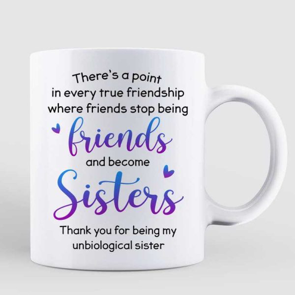Doll Girls Besties Sisters Sitting Standing Personalized Mug