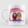 Doll Girls Sitting Under Tree Gift For Besties Sisters Siblings Personalized Mug Doll Girls Sitting Under Tree Gift For Besties Sisters Siblings Personalized Mug