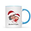 Doll Grandma Mom Hugging Kid Christmas Gift For Granddaughter Grandson Personalized Mug