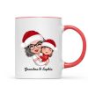 Doll Grandma Mom Hugging Kid Christmas Gift For Granddaughter Grandson Personalized Mug