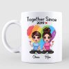 Doll LGBT Couple Sitting Together Since Personalized Mug Doll LGBT Couple Sitting Together Since Personalized Mug