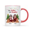 Doll Like Mother Like Daughter In House Christmas Personalized Mug