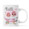 Doll Like Mother Like Daughter In The Bathtub Personalized Mug