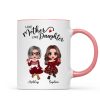 Doll Like Mother Like Daughters Christmas Personalized Mug Doll Like Mother Like Daughters Christmas Personalized Mug