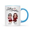 Doll Like Mother Like Daughters Christmas Personalized Mug Doll Like Mother Like Daughters Christmas Personalized Mug