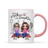 Doll Mother & Daughters Doll Women Sitting In House Personalized Mug Doll Mother & Daughters Doll Women Sitting In House Personalized Mug