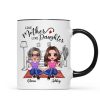 Doll Mother & Daughters Doll Women Sitting In House Personalized Mug Doll Mother & Daughters Doll Women Sitting In House Personalized Mug