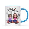 Doll Mother & Daughters Doll Women Sitting In House Personalized Mug Doll Mother & Daughters Doll Women Sitting In House Personalized Mug