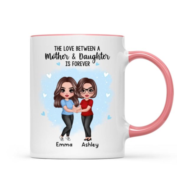 Doll Mother Daughters Hugging Like Mother Like Daughter Personalized Mug Doll Mother Daughters Hugging Like Mother Like Daughter Personalized Mug