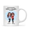 Doll Mother Daughters Hugging Like Mother Like Daughter Personalized Mug Doll Mother Daughters Hugging Like Mother Like Daughter Personalized Mug