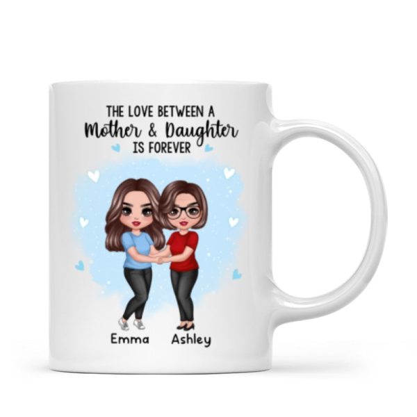 Doll Mother Daughters Hugging Like Mother Like Daughter Personalized Mug Doll Mother Daughters Hugging Like Mother Like Daughter Personalized Mug