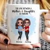 Doll Mother Daughters Hugging Like Mother Like Daughter Personalized Mug Doll Mother Daughters Hugging Like Mother Like Daughter Personalized Mug