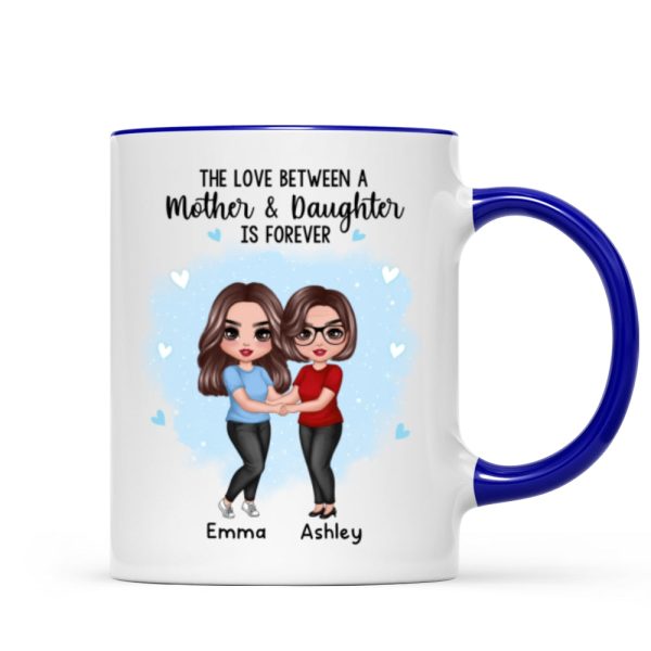 Doll Mother Daughters Hugging Like Mother Like Daughter Personalized Mug Doll Mother Daughters Hugging Like Mother Like Daughter Personalized Mug