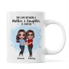 Doll Mother Daughters Hugging Like Mother Like Daughter Personalized Mug Doll Mother Daughters Hugging Like Mother Like Daughter Personalized Mug