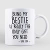 Doll Selfie Besties Pink Tone Personalized Mug Doll Selfie Besties Pink Tone Personalized Mug