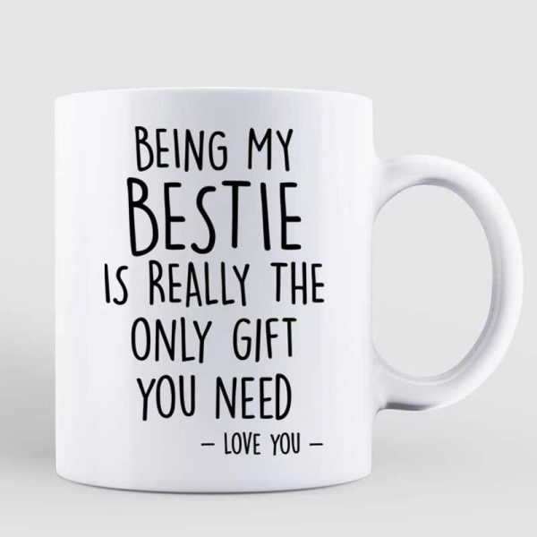 Doll Selfie Besties Pink Tone Personalized Mug Doll Selfie Besties Pink Tone Personalized Mug