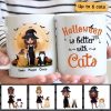 Doll Witch Halloween Better With Cats Personalized Mug Doll Witch Halloween Better With Cats Personalized Mug