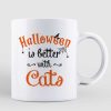 Doll Witch Halloween Better With Cats Personalized Mug Doll Witch Halloween Better With Cats Personalized Mug