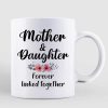 Doll Women Gift For Mother Mom And Daughters Sitting Under Tree Personalized Mug
