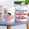 Don't Be Afraid To Sit On My Face Personalized Funny Coffee Mug Gift For Couple Don't Be Afraid To Sit On My Face Personalized Funny Coffee Mug Gift For Couple
