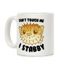 Don't Touch Me I Stabby Pufferfish Coffee Mug Don't Touch Me I Stabby Pufferfish Coffee Mug
