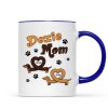 Doxie Mom Cute Heart Dachshunds Personalized Mug