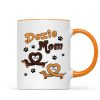 Doxie Mom Cute Heart Dachshunds Personalized Mug