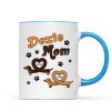 Doxie Mom Cute Heart Dachshunds Personalized Mug