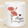 Dream Big, Work Hard, Stay Focused - Family Personalized Custom Mug - Graduation Gift For Family Members, Siblings, Brothers, Sisters